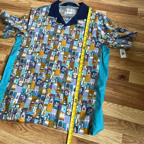 Disney Multicolor Geometric Men's Shirt - Picture 8 of 8